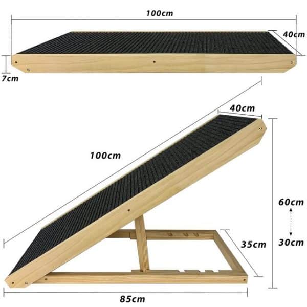 AUFUN Hunderampe faltbare Hundetreppe Test