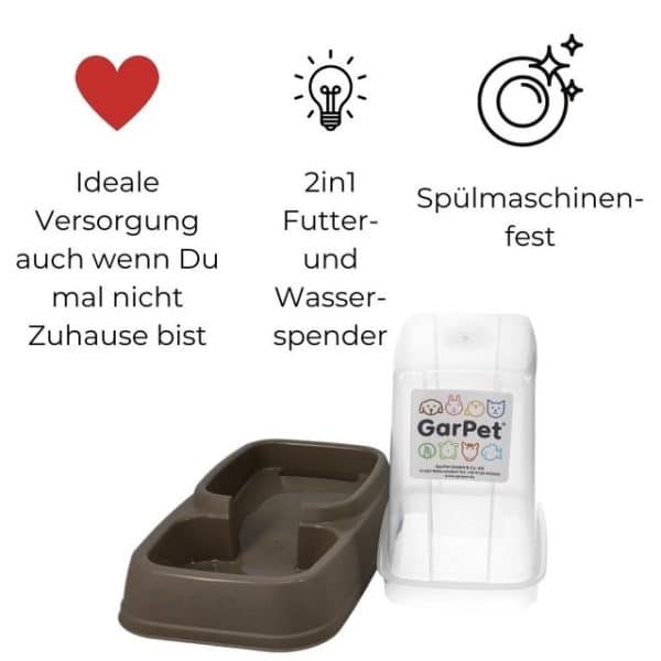 GarPet Futterspender 2in1 für Hunde und Katzen Test