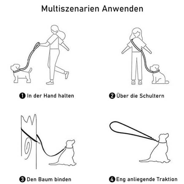 NUODWELL freihändige Hundeleine 2,3m Test